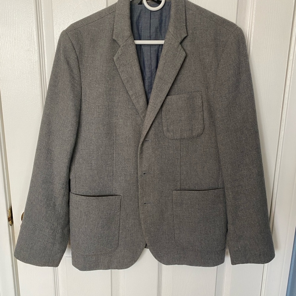 Banana Republic Gray Sport Coat Modern Fit